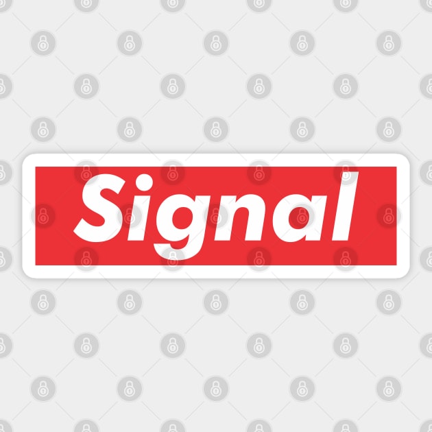 Signal Sticker by Puaststrol